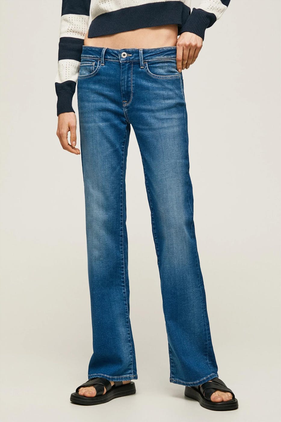Pepe Jeans London - Blauwe Aubrey jeans