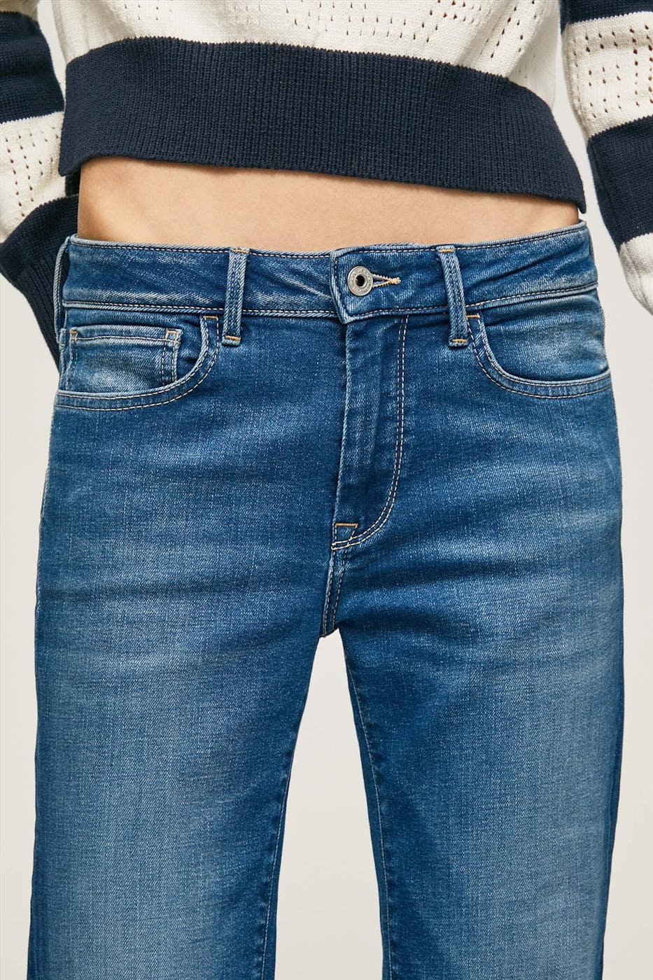 Pepe Jeans London - Blauwe Aubrey jeans