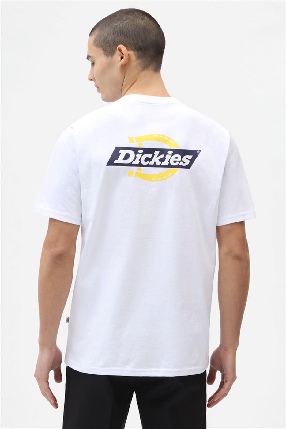 Dickies - Witte Ruston T-shirt met rugprint