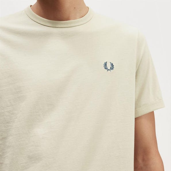 Fred Perry - Beige Ringer T-shirt