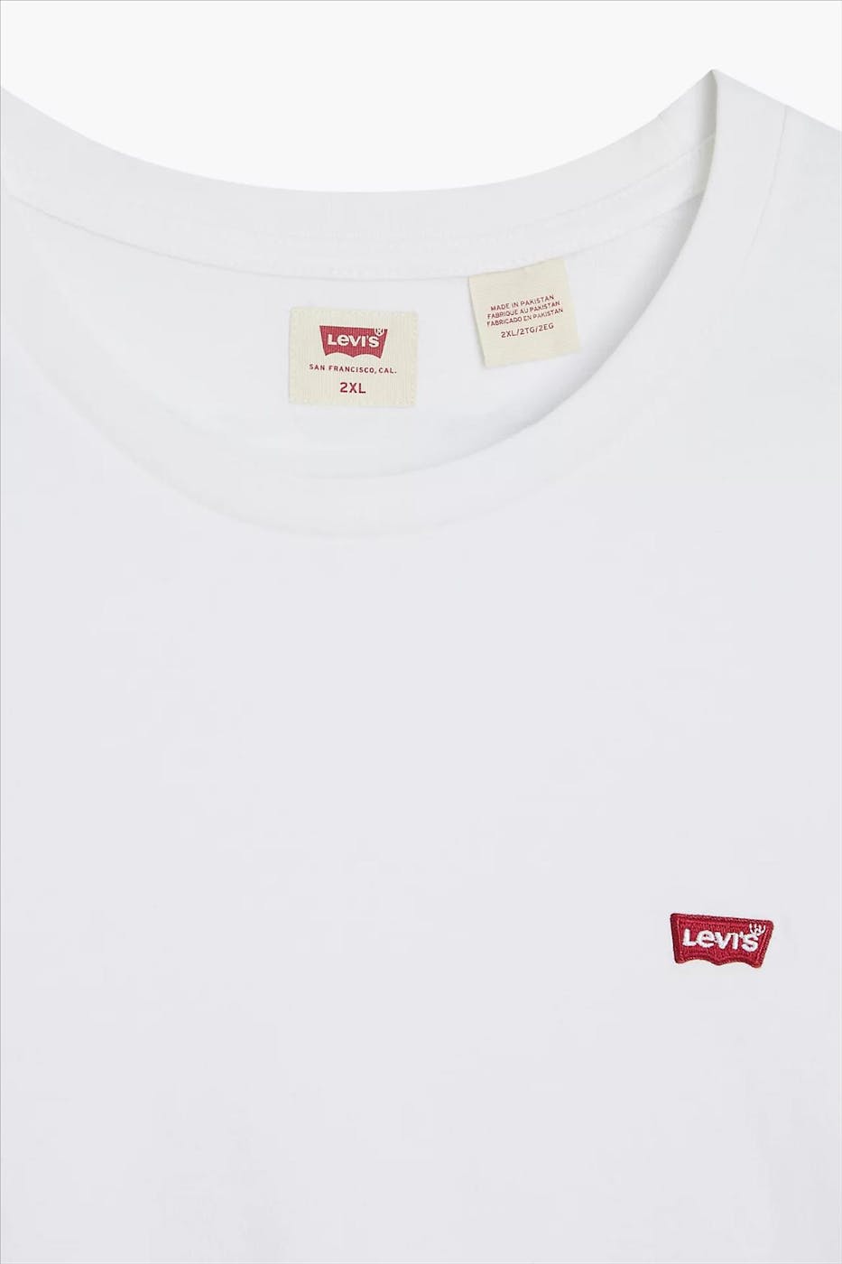 Levi's - Witte Batwing Logo T-shirt