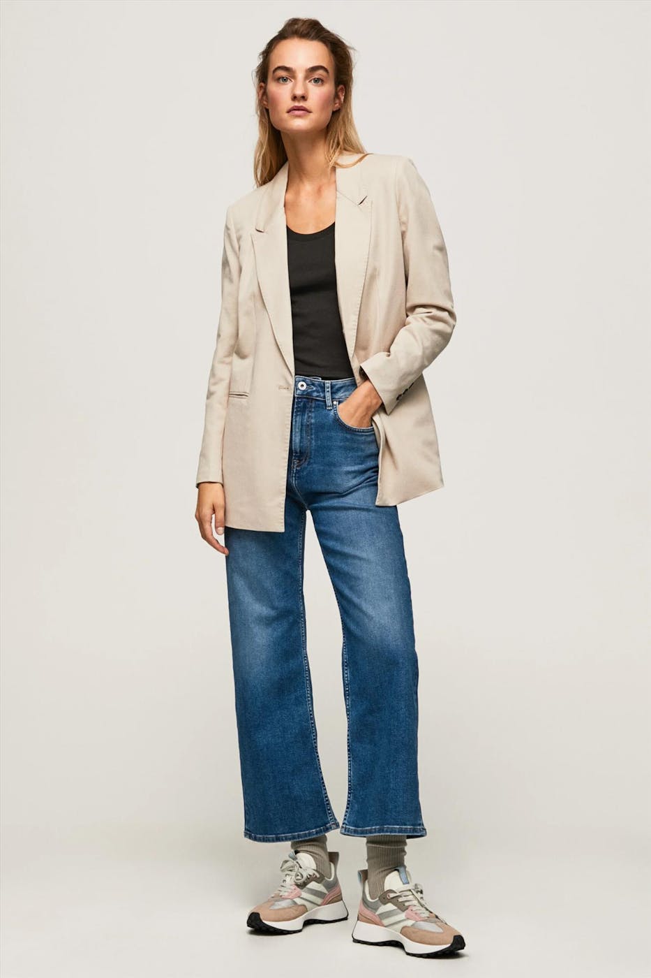 Pepe Jeans London - Blauwe Lexa Sky High jeans