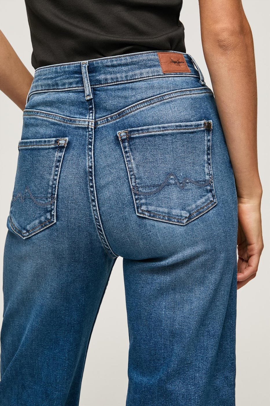 Pepe Jeans London - Blauwe Lexa Sky High jeans