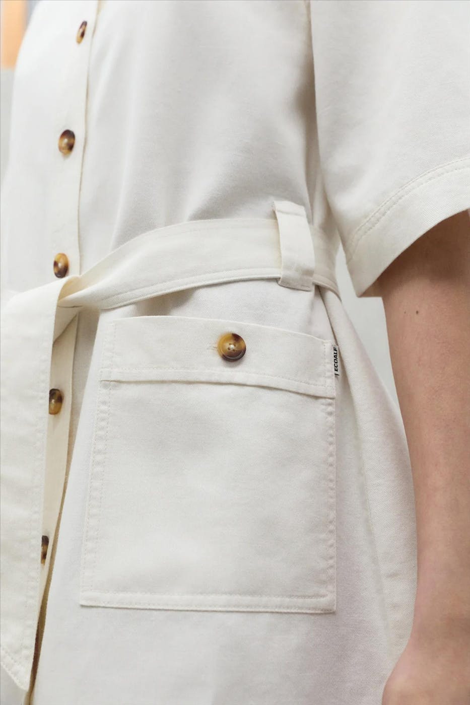 ECOALF - Wit Marmol kleed