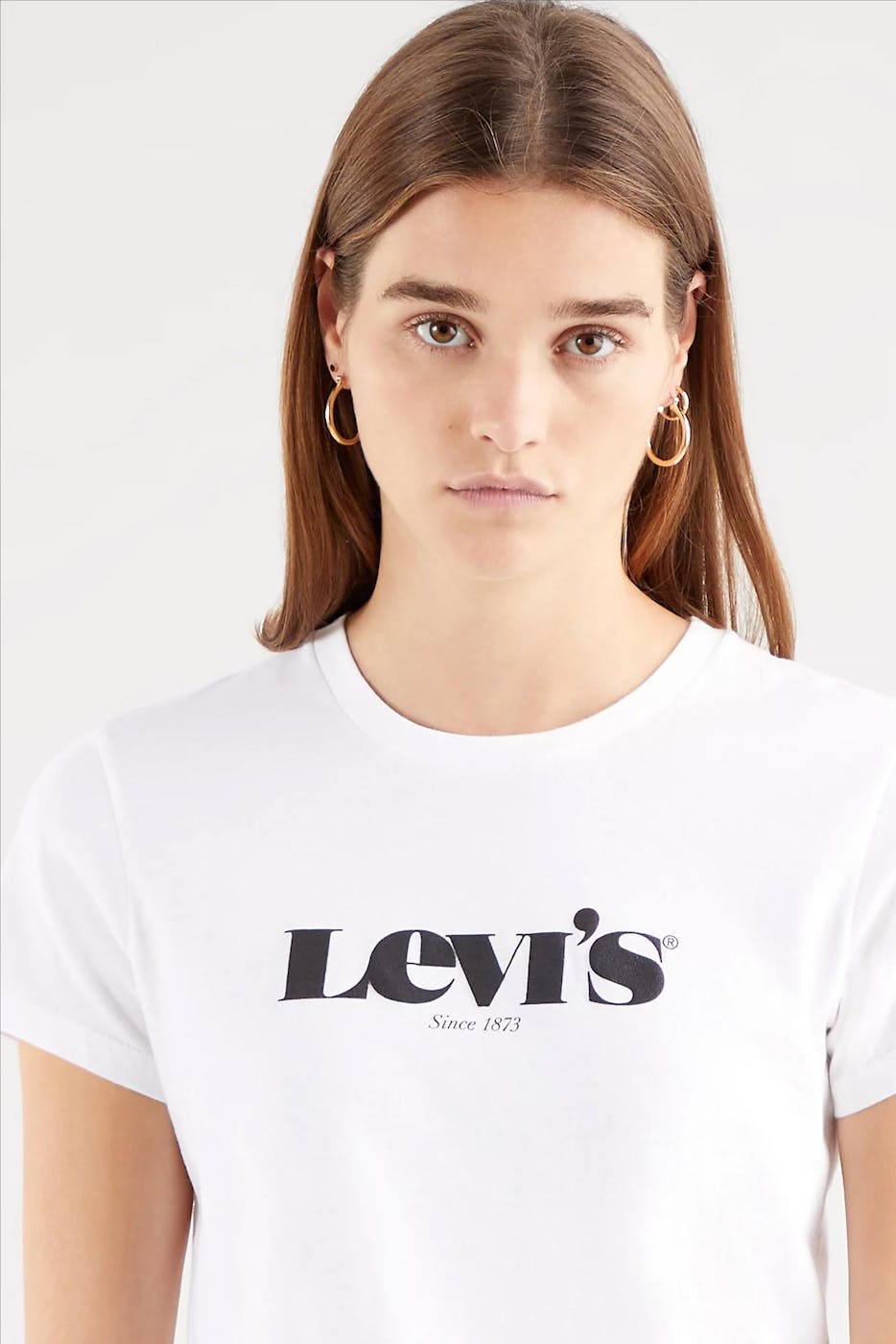 Levi's - Wit-zwarte New Logo T-shirt