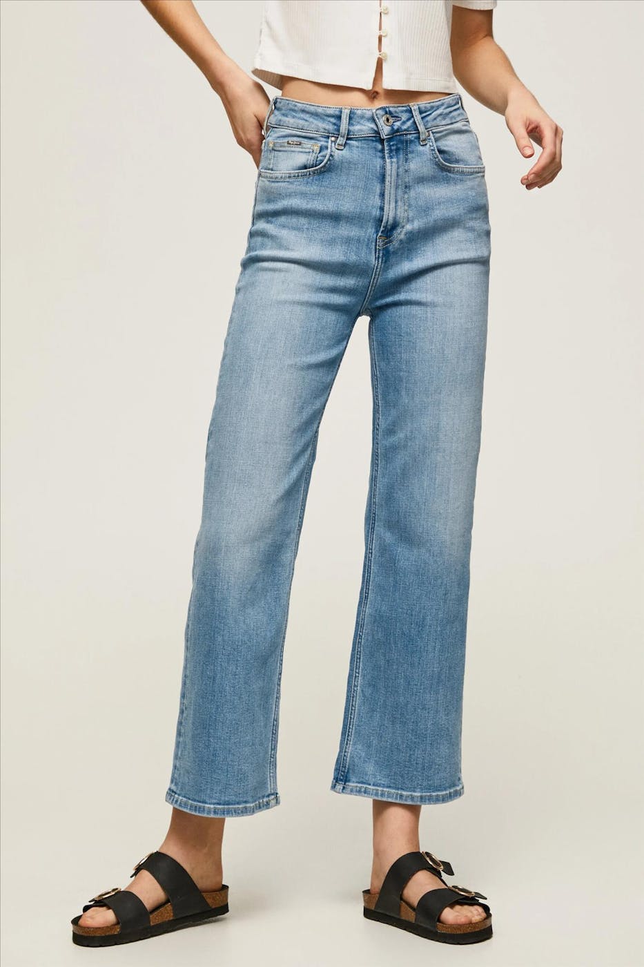 Pepe Jeans London - Lichtblauwe Lexa Sky High jeans
