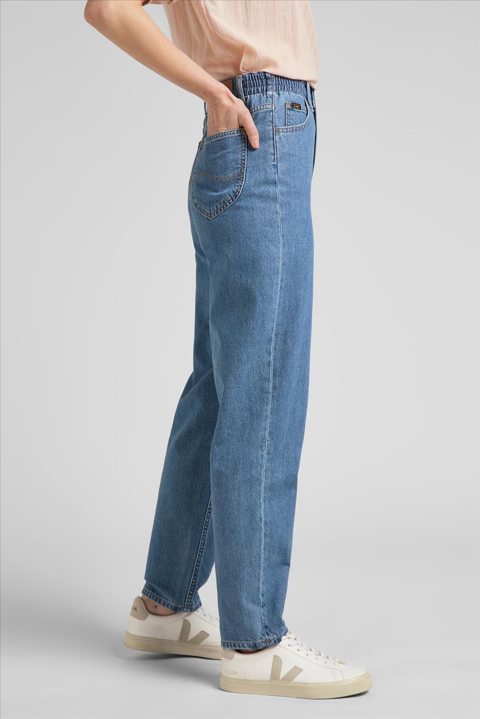 Lee - Blauwe Elasticated Stella T Ultra High Jeans