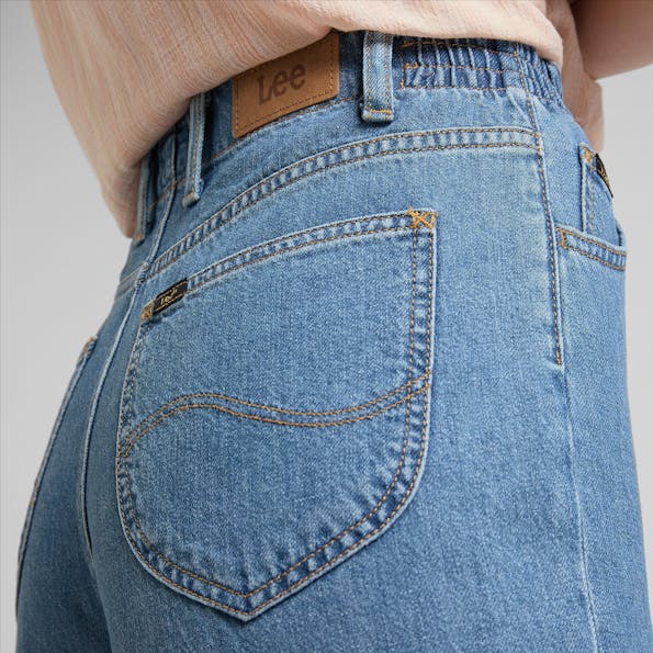 Lee - Blauwe Elasticated Stella T Ultra High Jeans