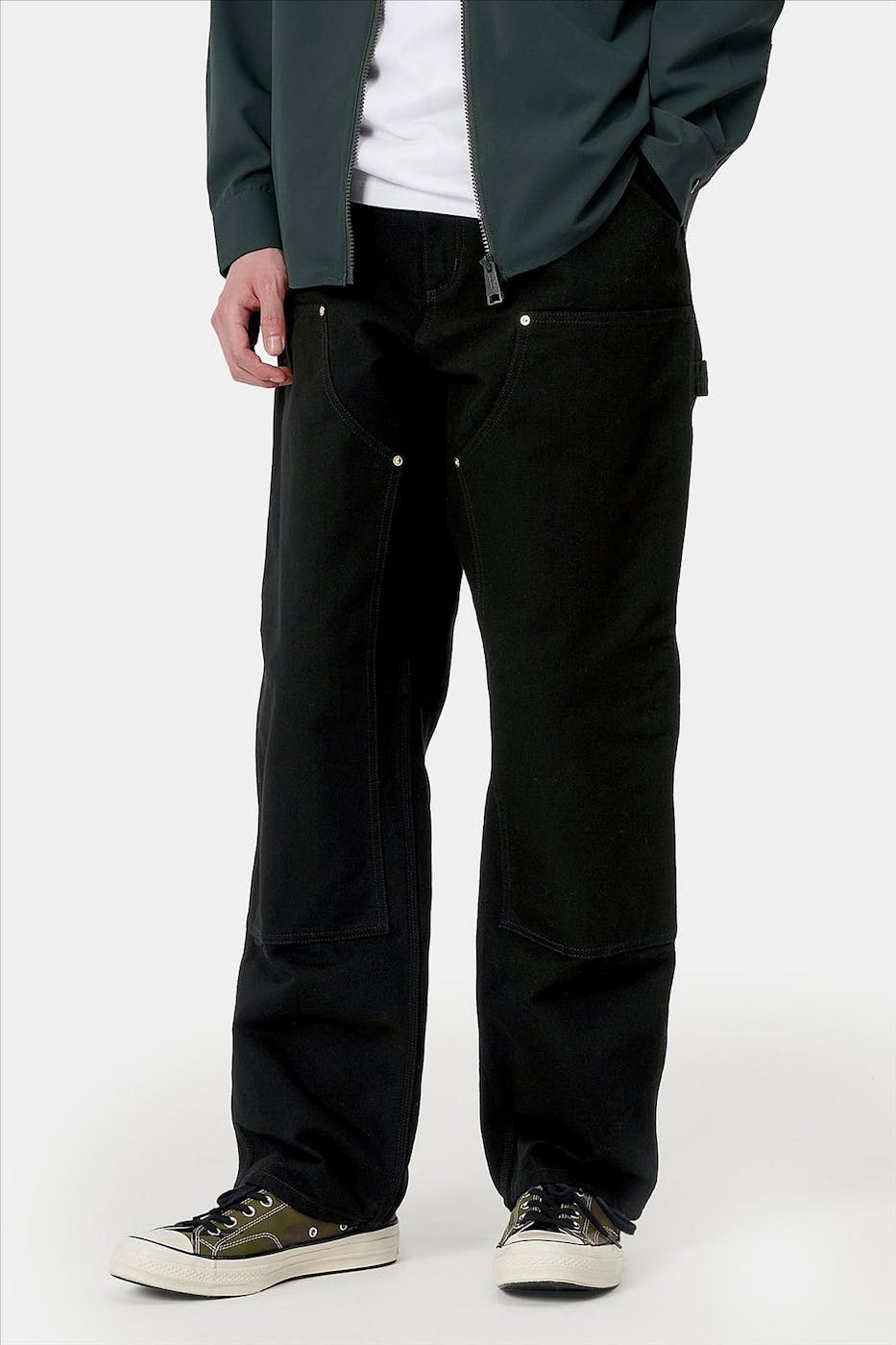 Carhartt WIP - Zwarte Double Knee workpants