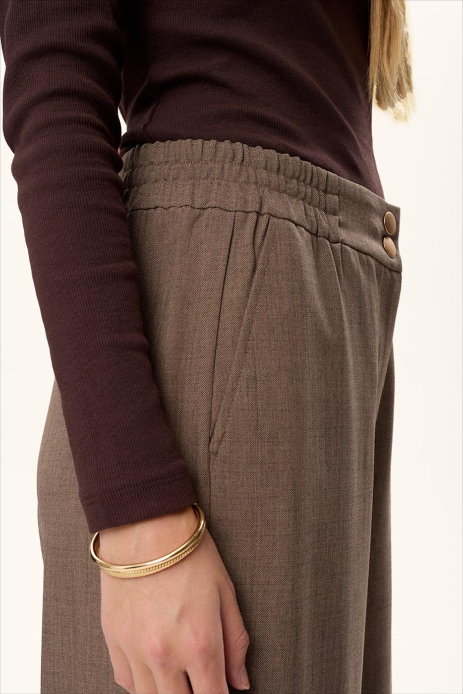 Nümph - Taupe Shelly broek