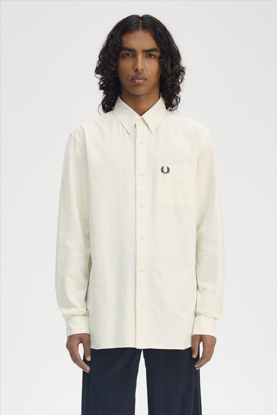 Fred Perry - Ecru Oxford hemd