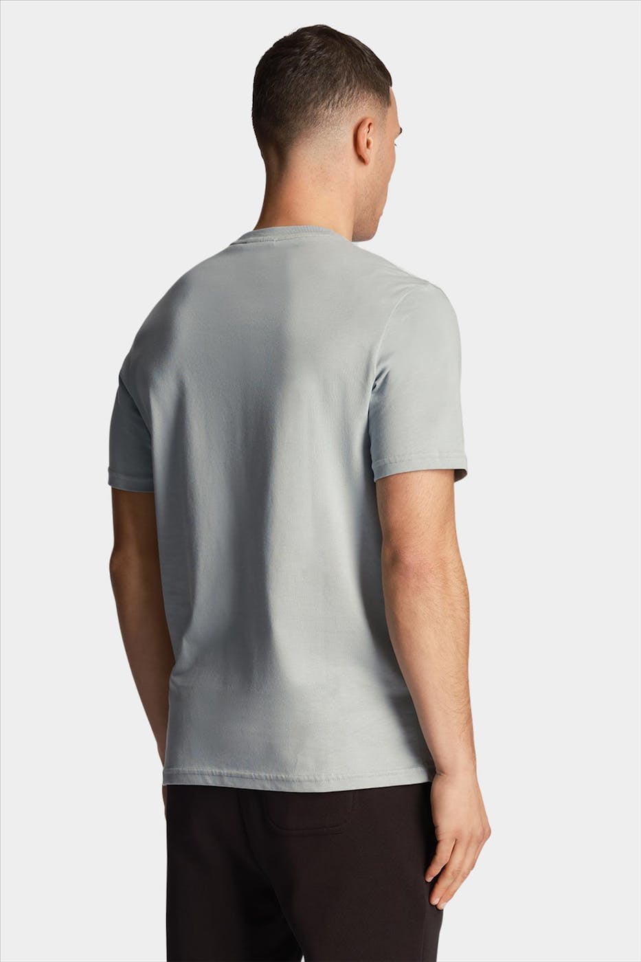 Lyle & Scott - Lichtblauwe Contrast Pocket T-shirt