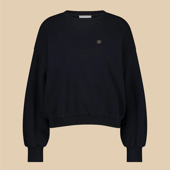 BY BAR - Donkerblauwe Bibi Lucky sweater
