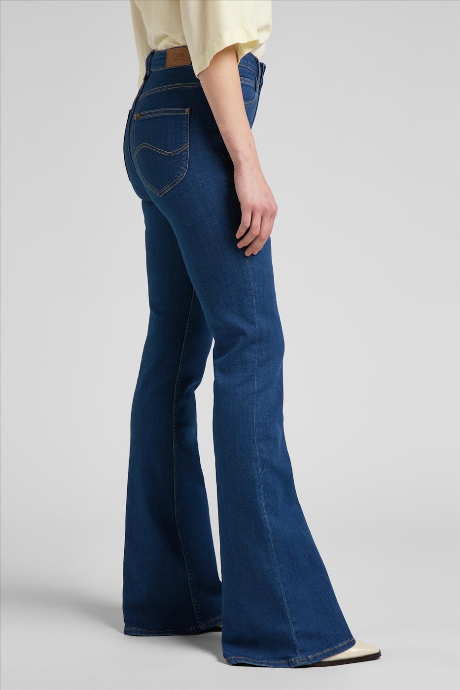 Lee - Blauwe Breese Flared Jeans
