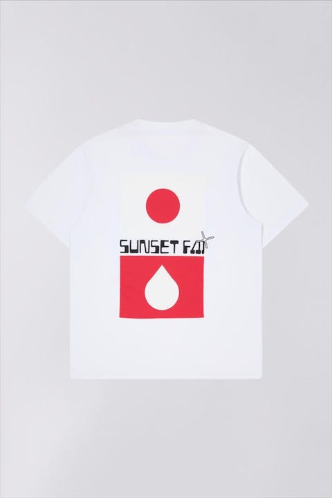 Edwin - Witte Sunset FM T-shirt