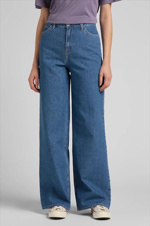 Lee - Blauwe Stella A-Line flared jeans