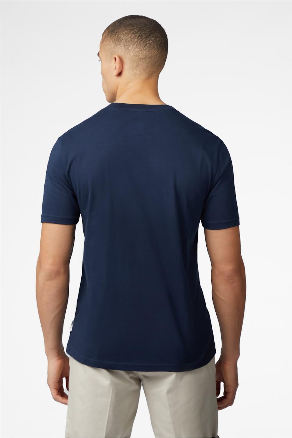Ben Sherman - Donkerblauwe Linear Record Player T-shirt