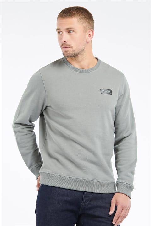 Barbour - Grijze essential Crew sweater