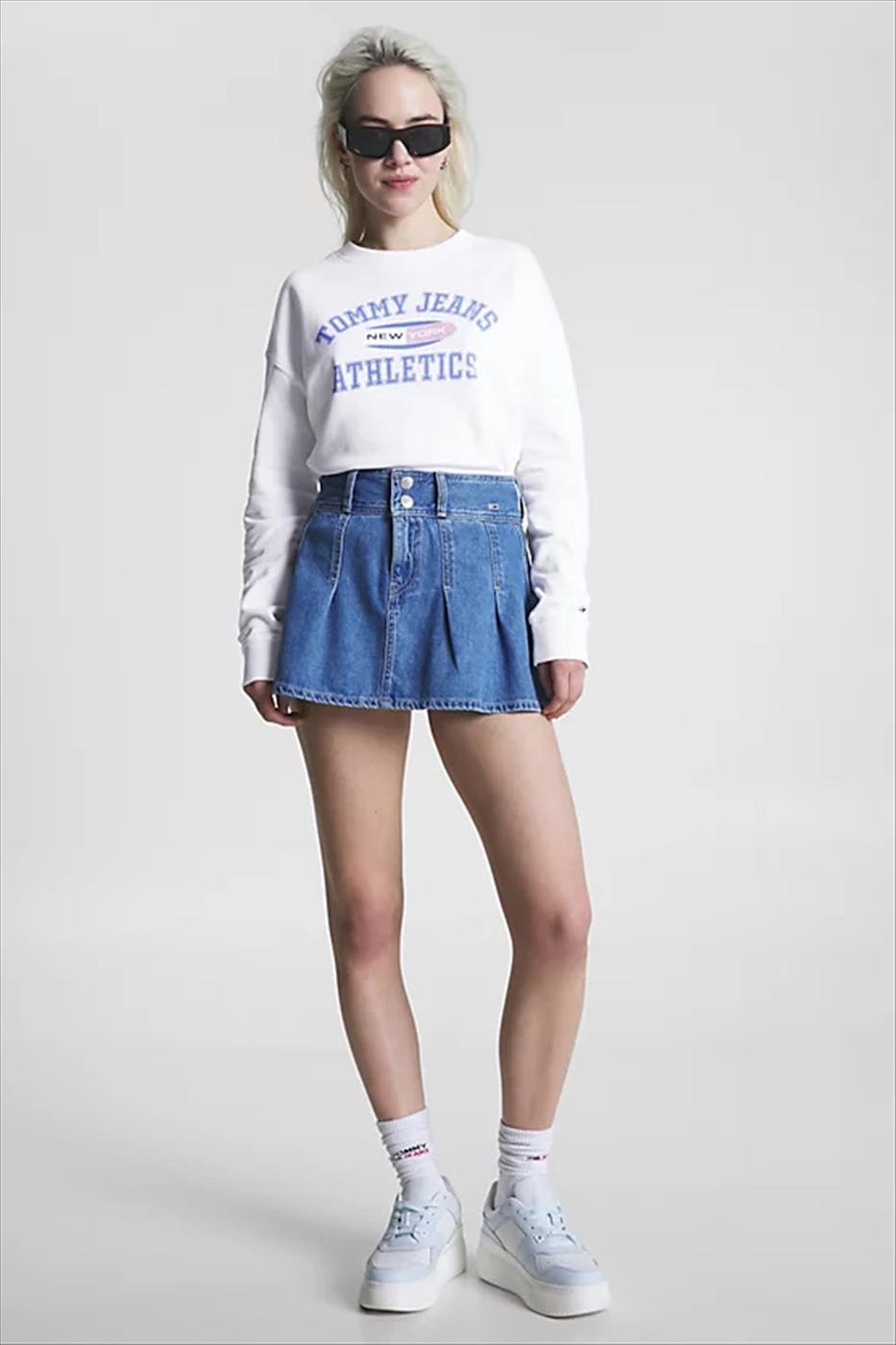 Tommy Jeans - Witte Atheltics sweater