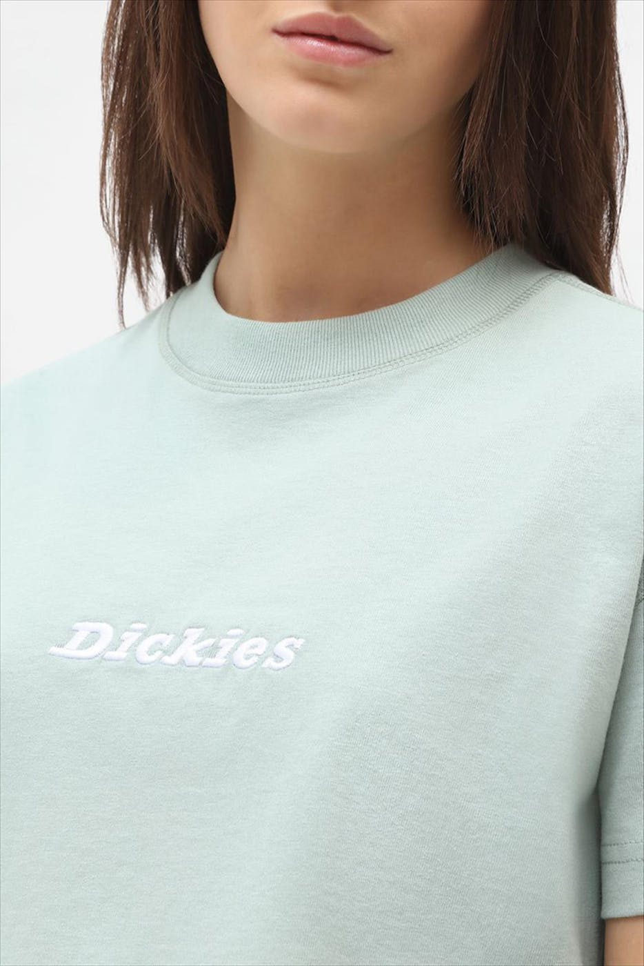 Dickies - Lichtgroene cropped Loretto T-shirt