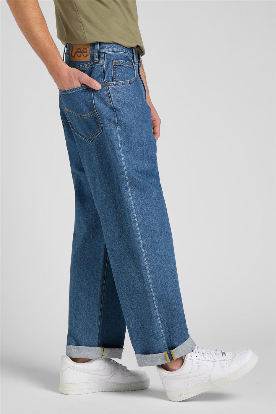 Lee - Blauwe Asher Loose Straight jeans