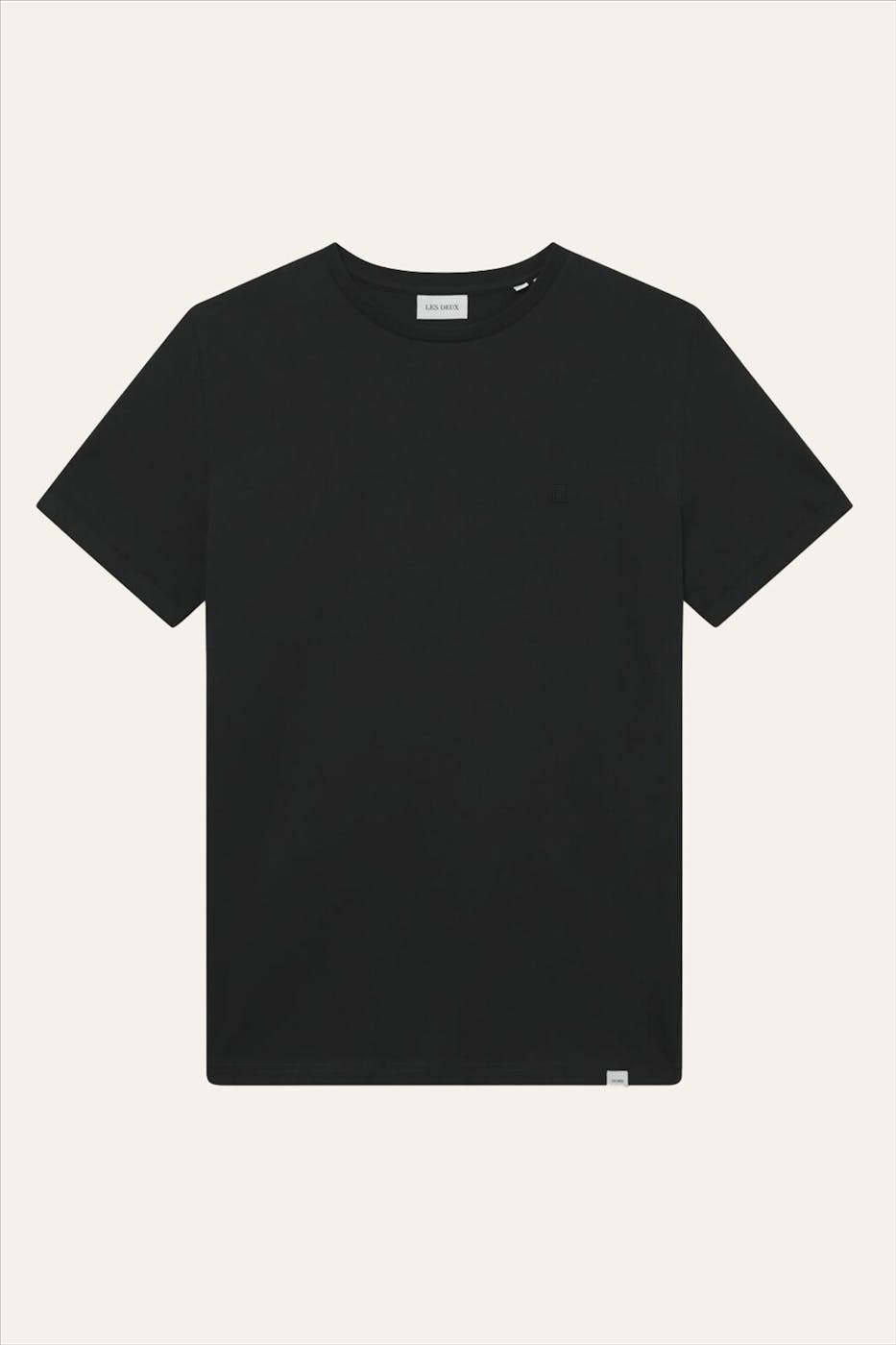 LES DEUX - Zwarte Nørregaard Tonal T-shirt