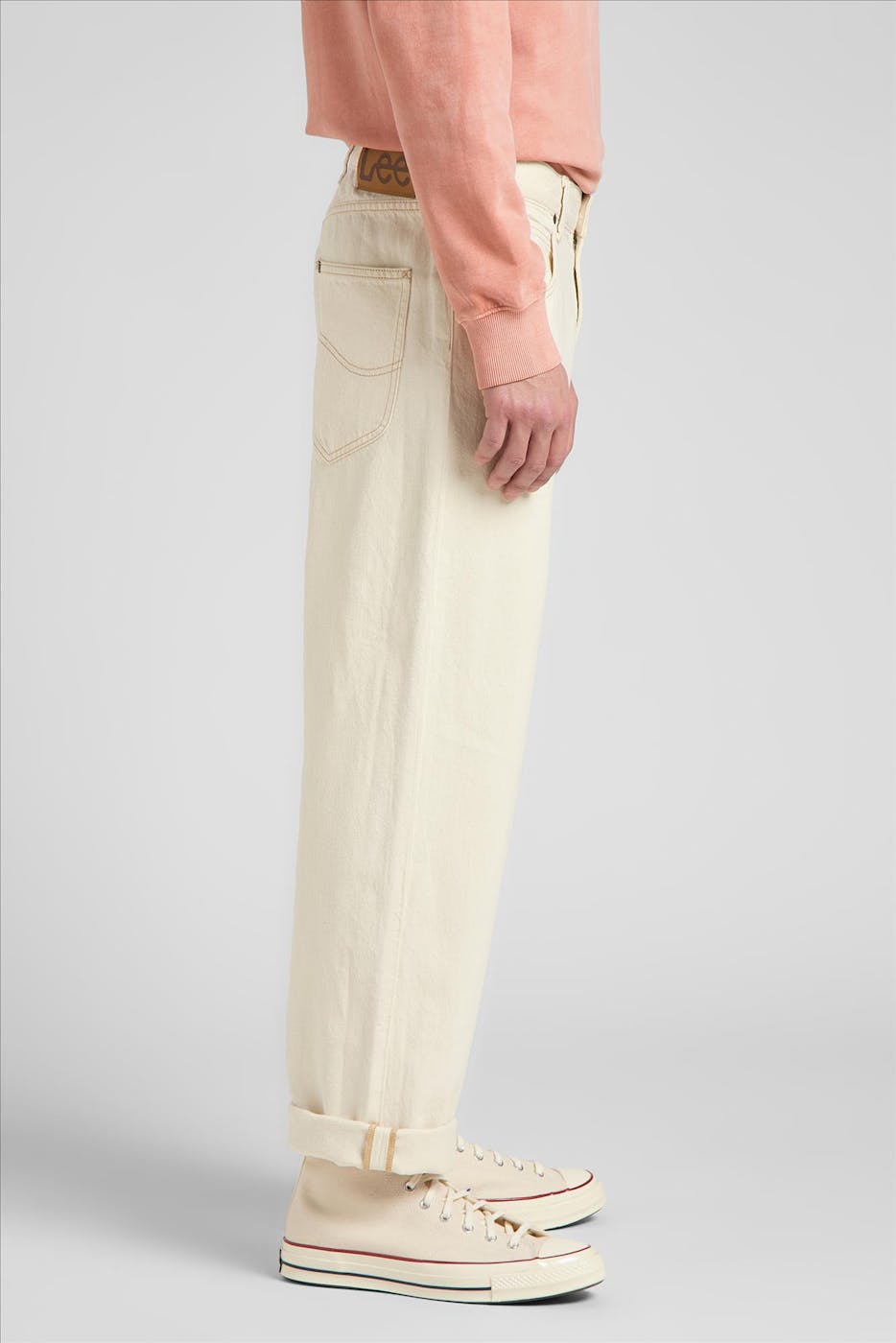 Lee - Ecru Asher Loose Straight jeans