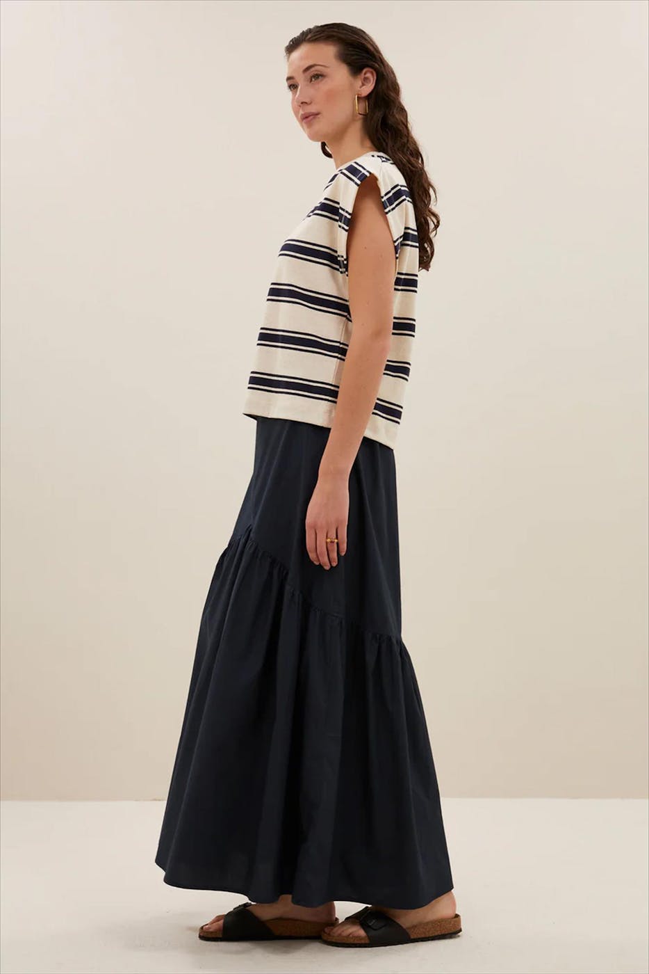 BY BAR - Ecru Mason Stripe T-shirt