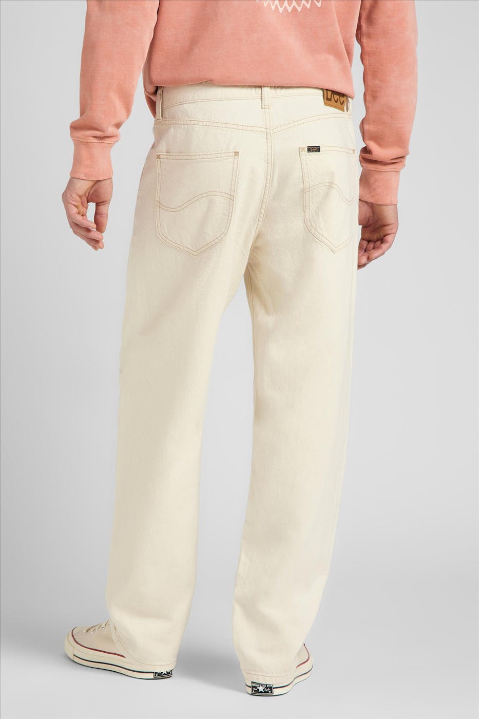 Lee - Ecru Asher Loose Straight jeans