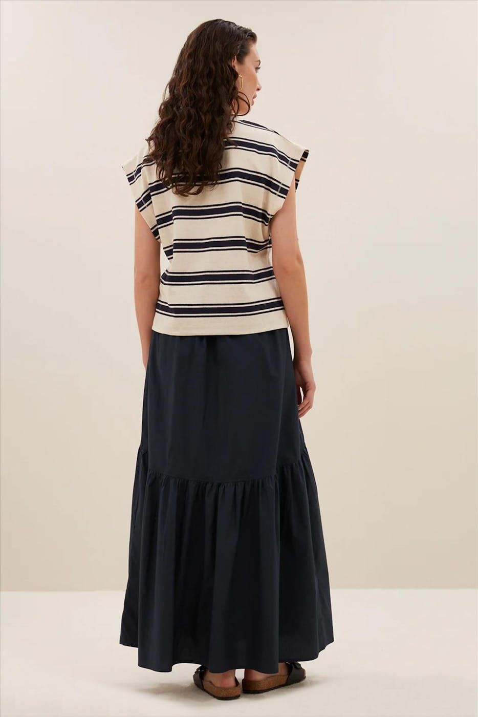BY BAR - Ecru Mason Stripe T-shirt