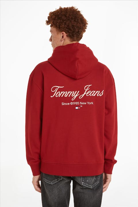 Tommy Jeans - Bordeaux Luxe Zip hoodie