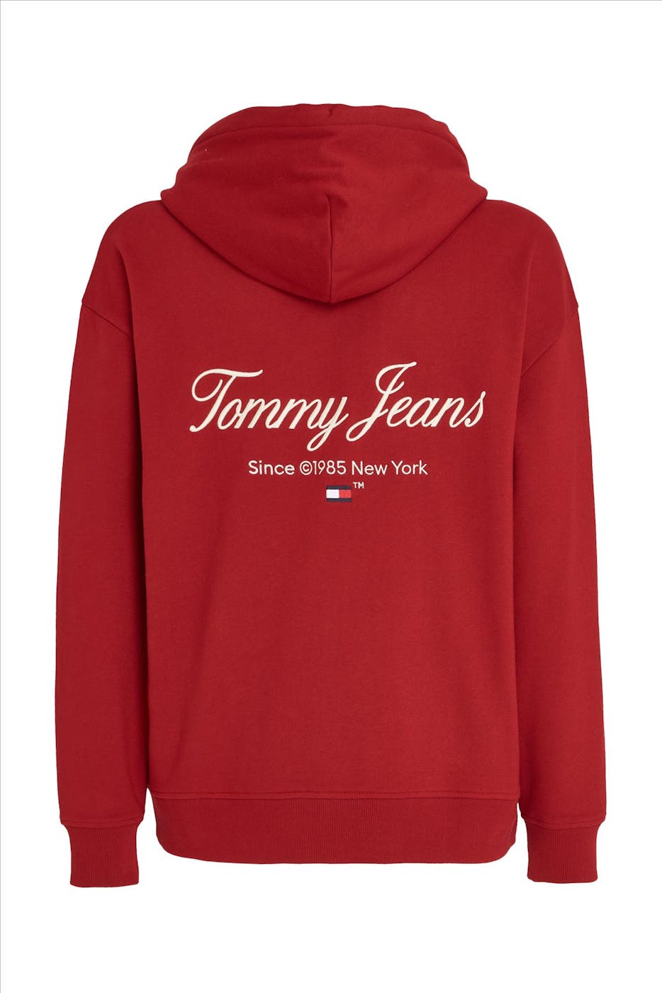 Tommy Jeans - Bordeaux Luxe Zip hoodie