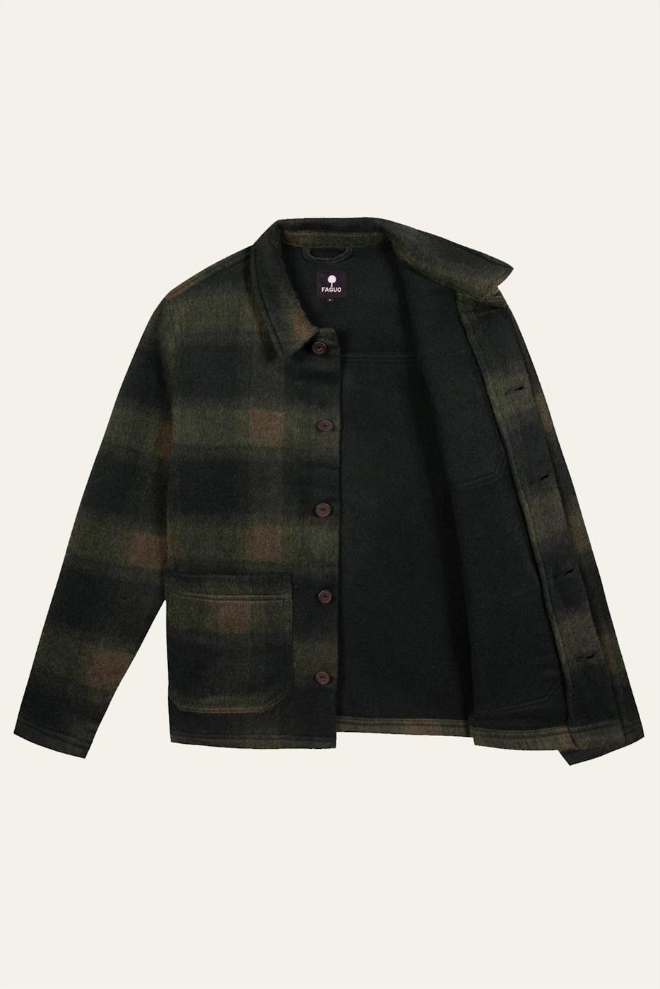 Faguo - Donkergroene Lorge vest