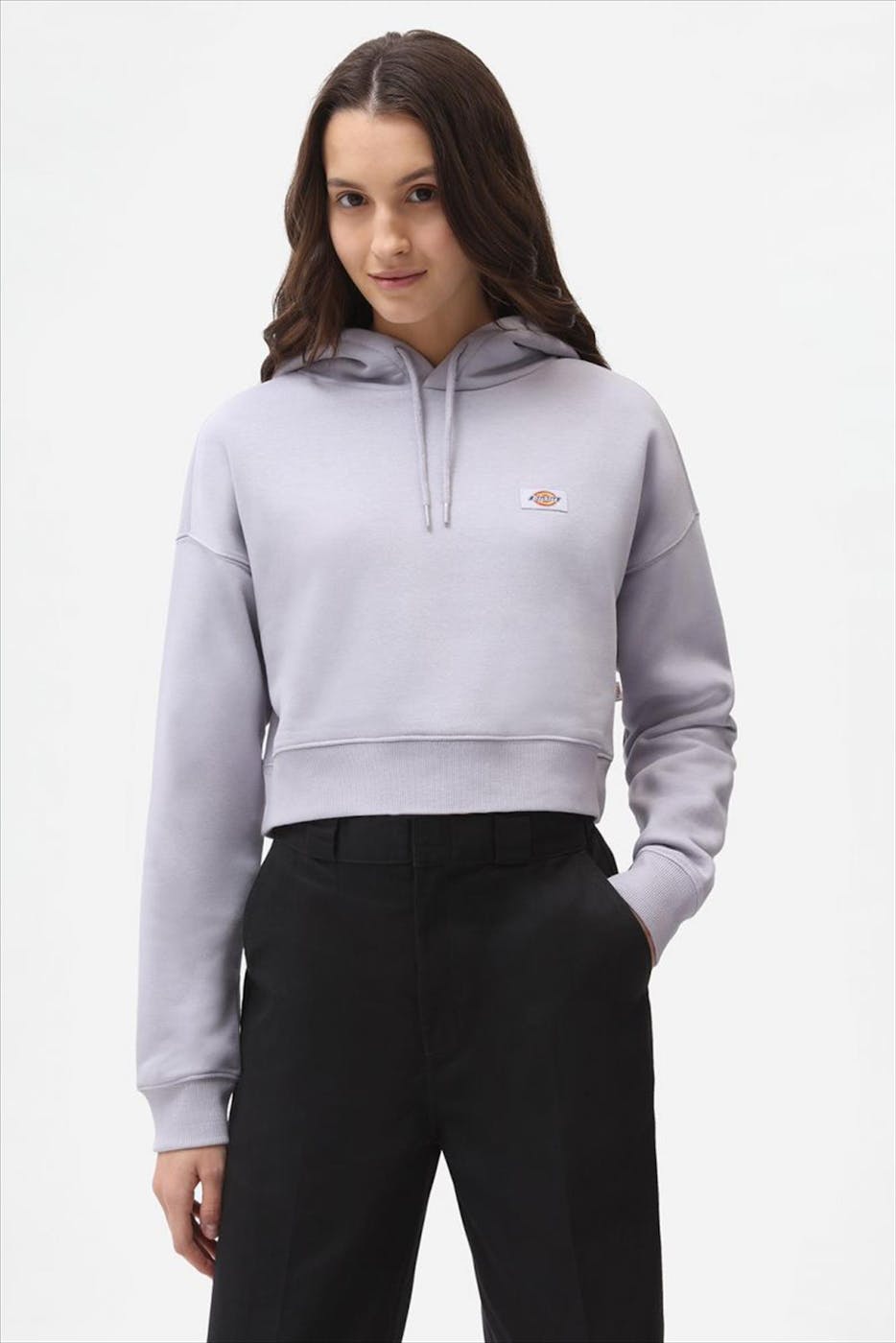 Dickies - Lichtpaarse Oakport Cropped hoodie