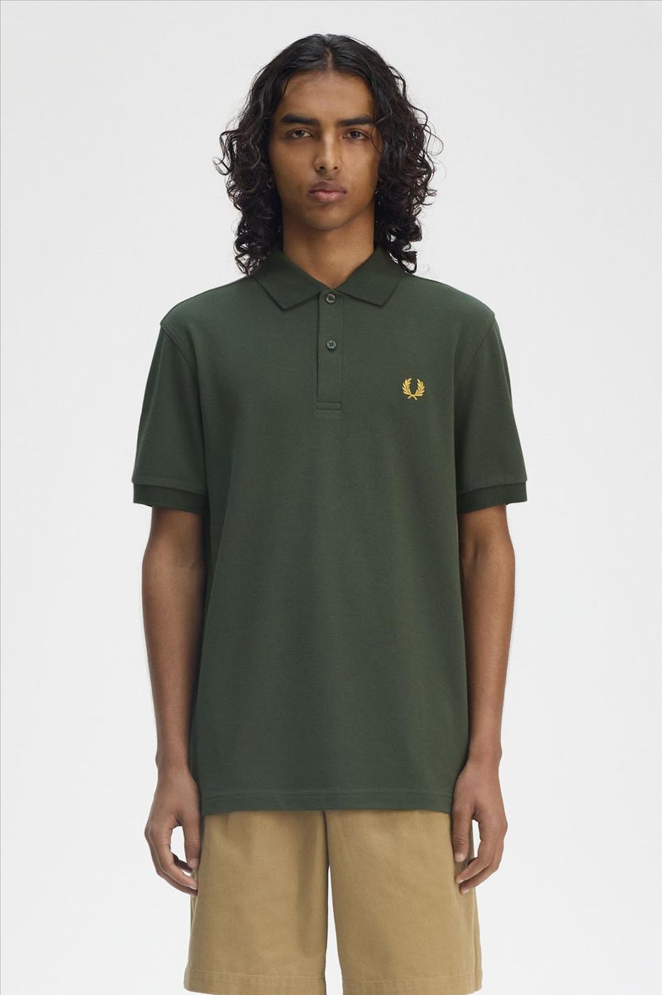 Fred Perry - Donkergroene The Fred Perry polo