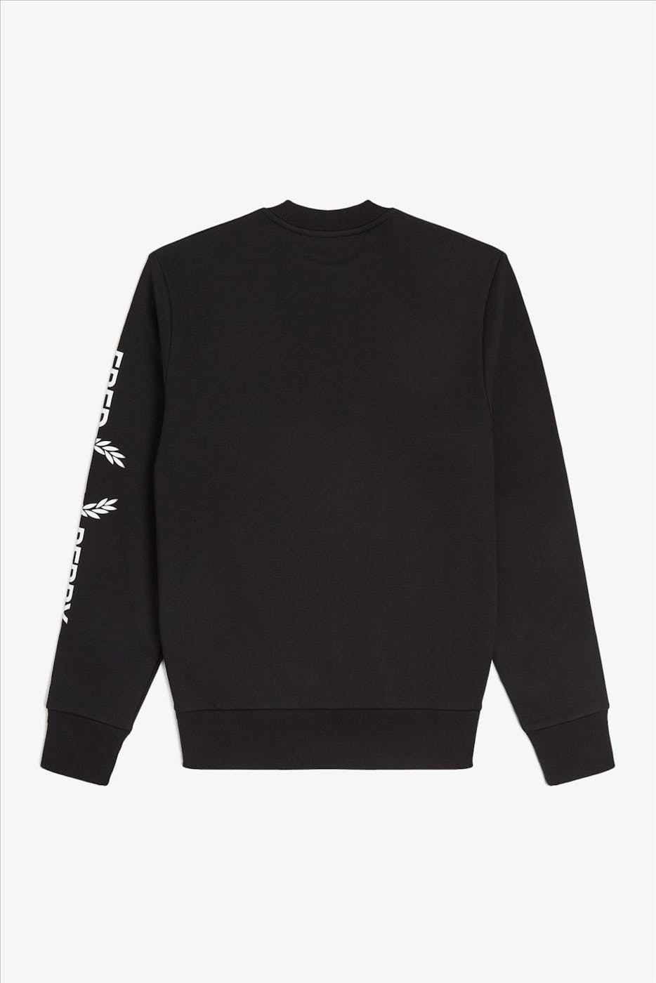 Fred Perry - Zwarte Sleeve Graphic sweater