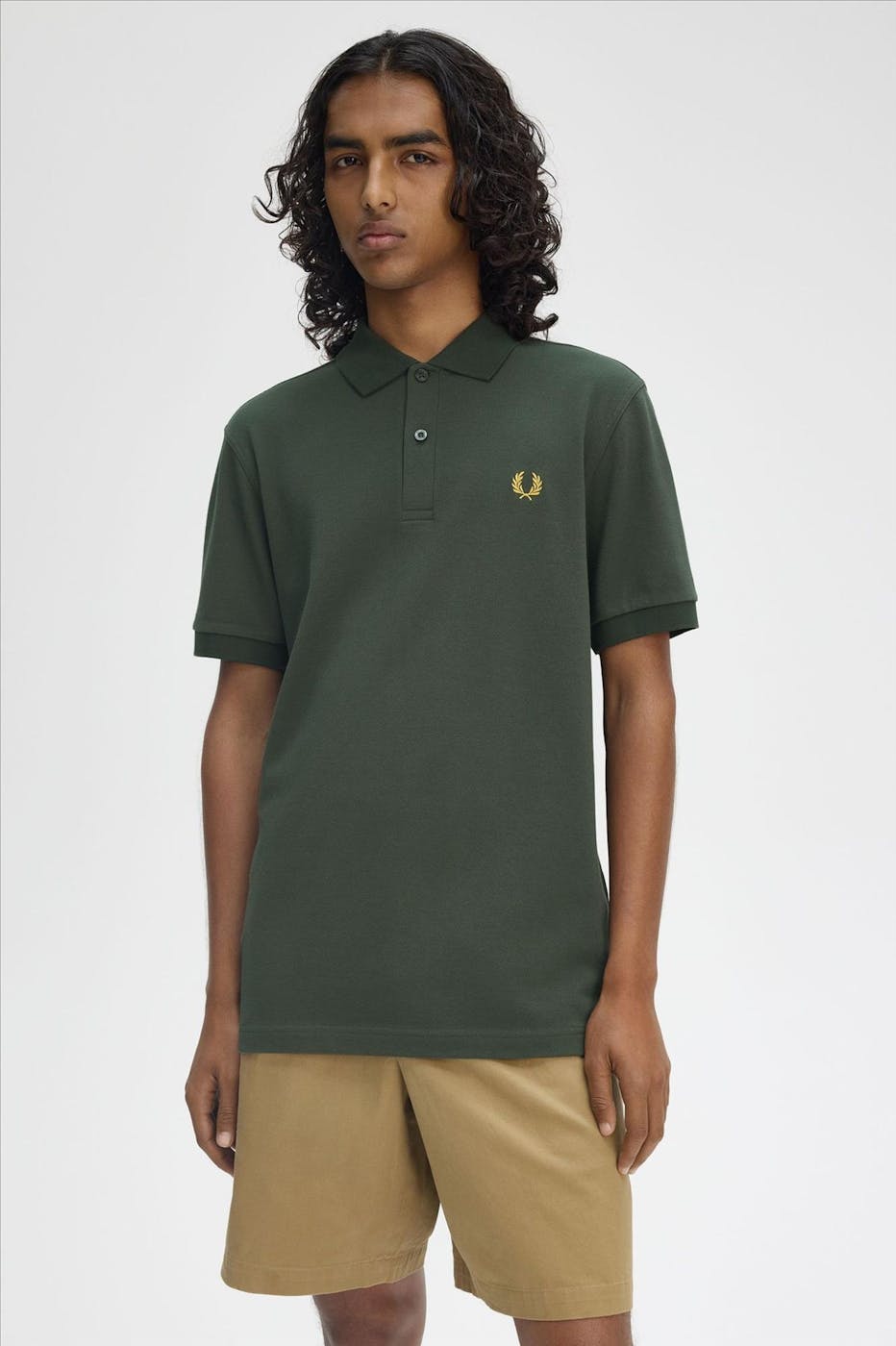 Fred Perry - Donkergroene The Fred Perry polo