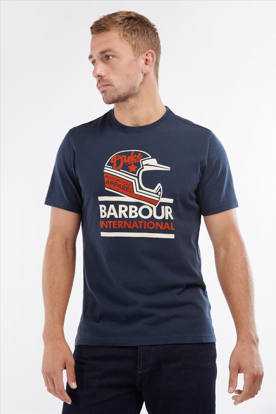 Barbour - Donkerblauwe Legendary Duke T-shirt