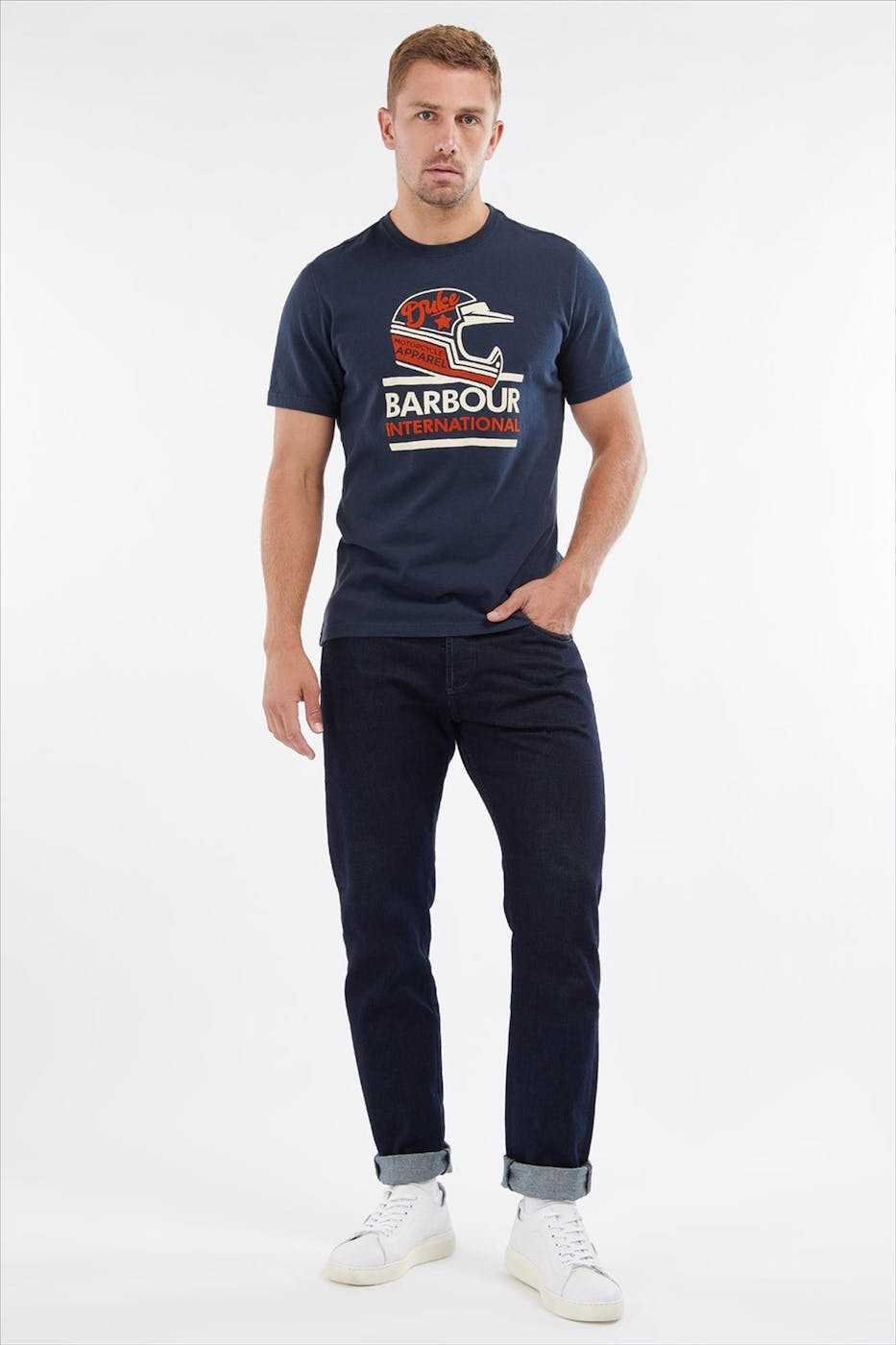 Barbour - Donkerblauwe Legendary Duke T-shirt