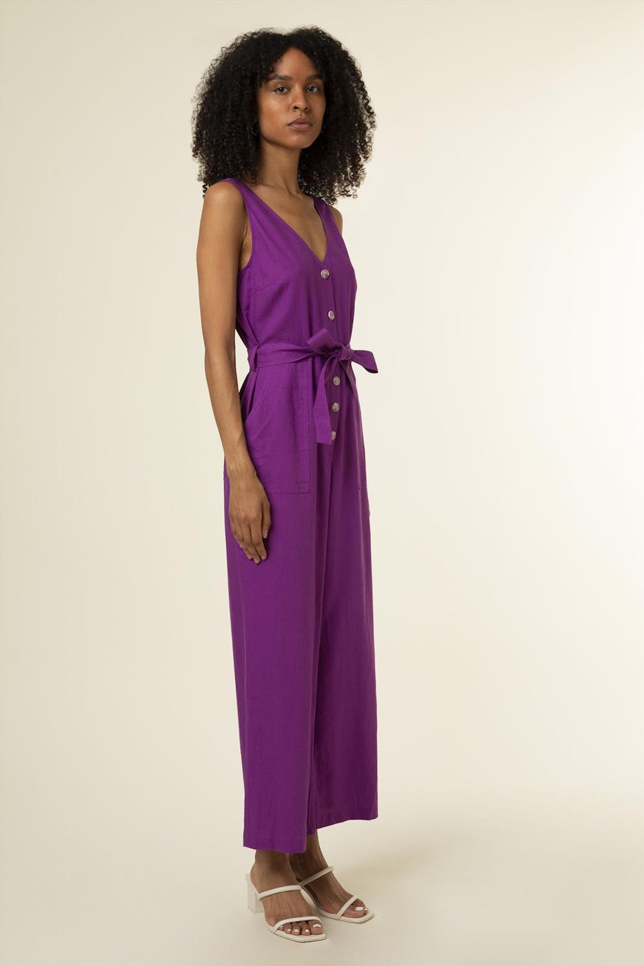 FRNCH - Paarse Laurena jumpsuit