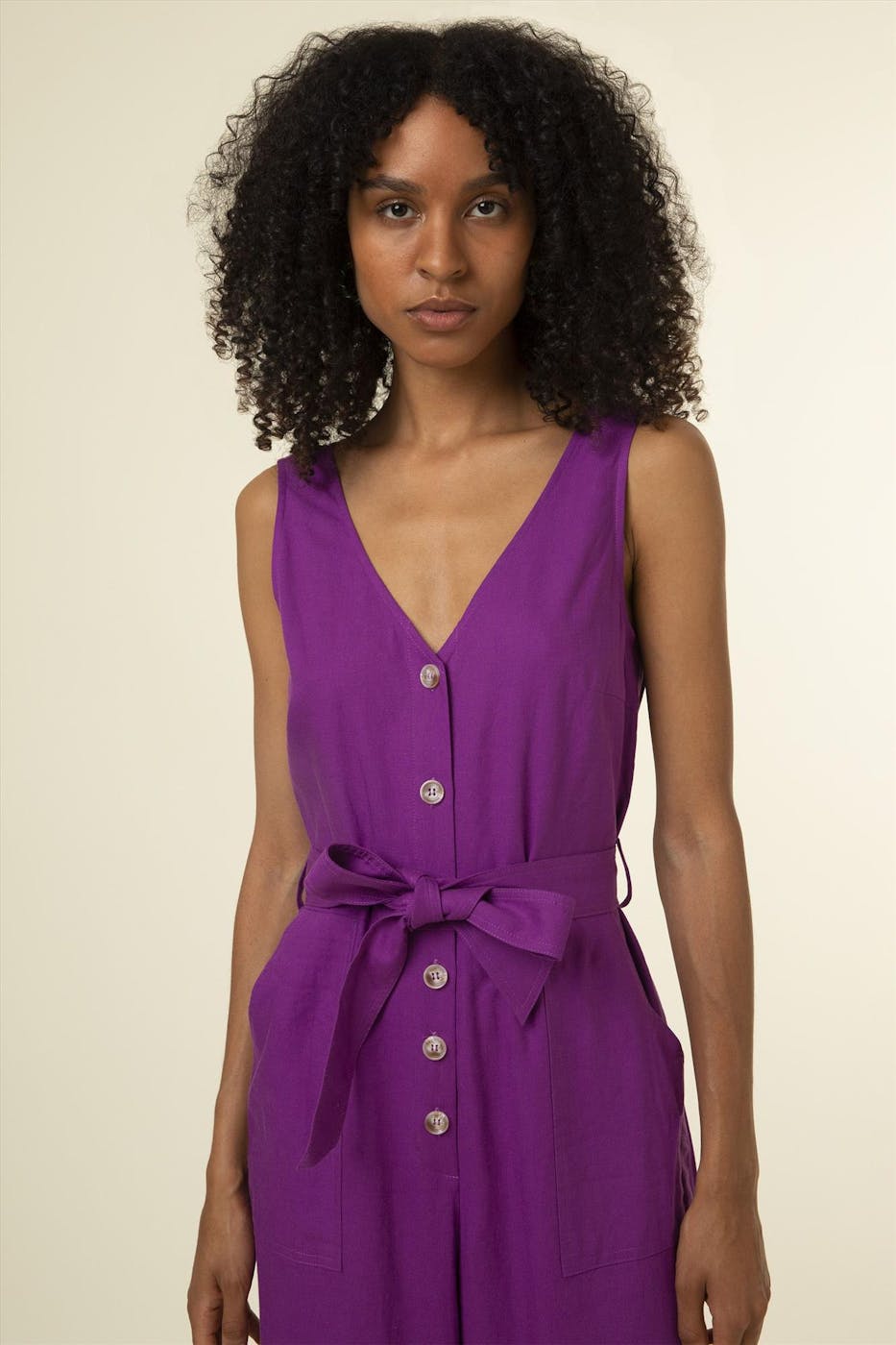 FRNCH - Paarse Laurena jumpsuit
