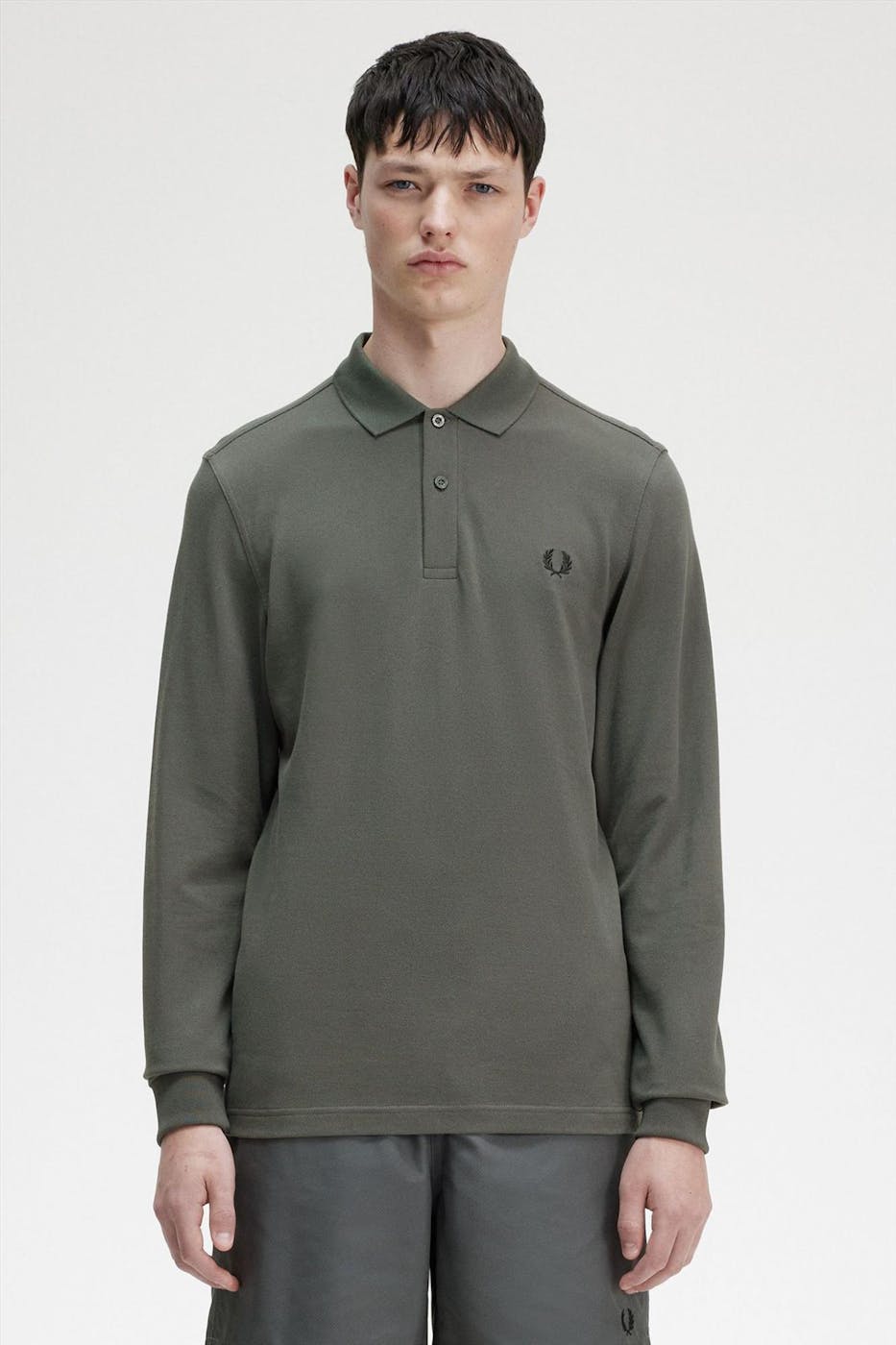 Fred Perry - Donkergrijze Plain polo