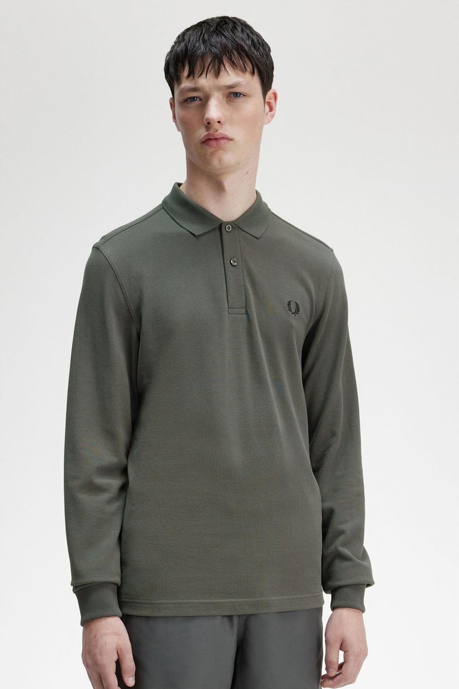 Fred Perry - Donkergrijze Plain polo
