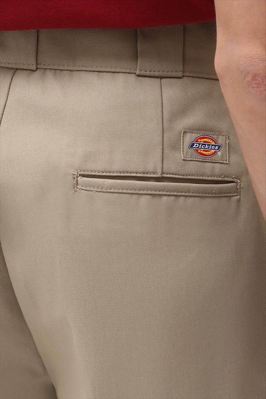 Dickies - Beige Cropped Slim Broek