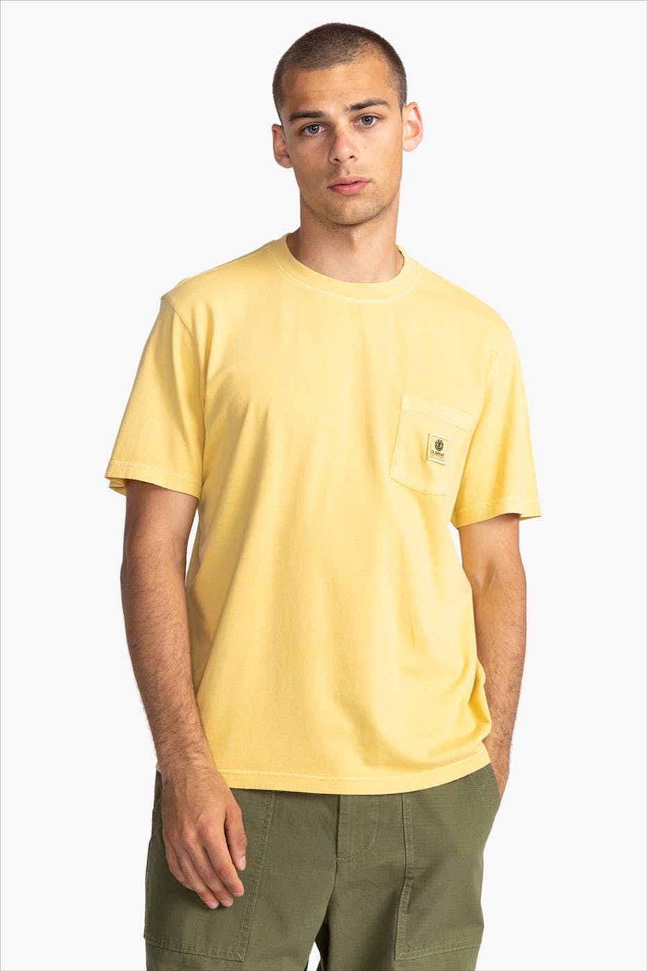 Element - Gele Basic Pocket T-shirt