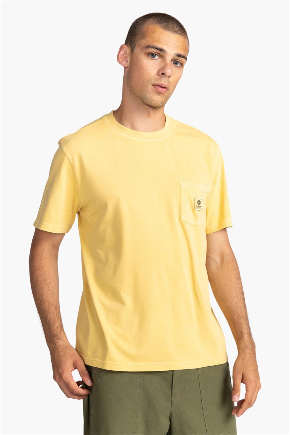 Element - Gele Basic Pocket T-shirt