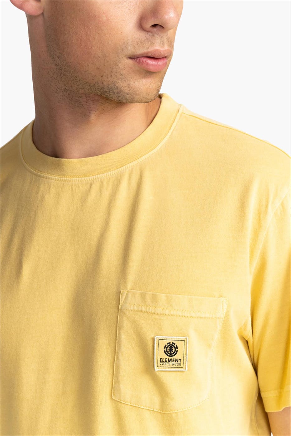 Element - Gele Basic Pocket T-shirt