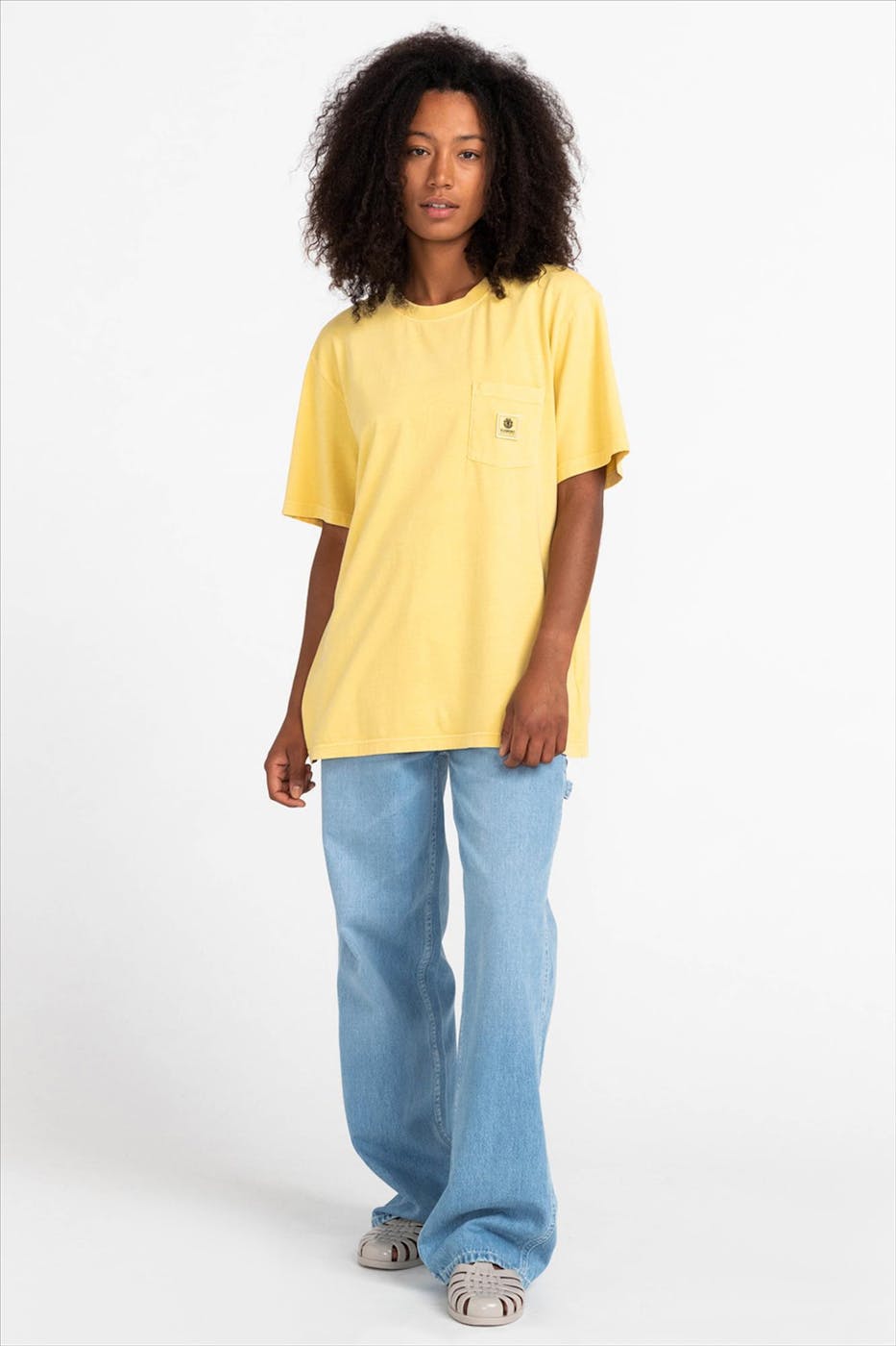 Element - Gele Basic Pocket T-shirt