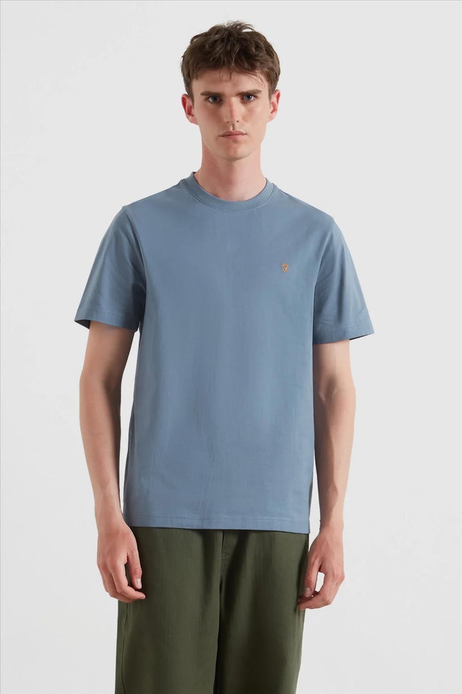 FARAH - Blauwe Danny T-shirt