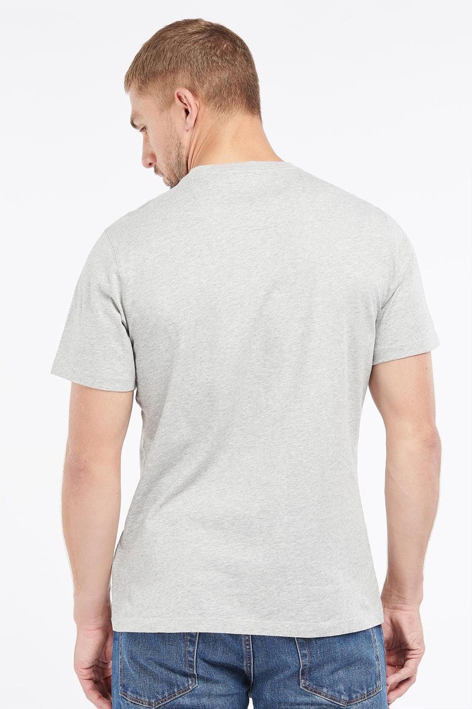 Barbour - Grijze Smq Reel T-shirt